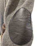 サンローラン SAINT LAURENT メタルクリップ装飾フーデット　カーディガン 331616 キャメル メンズ カーディガン