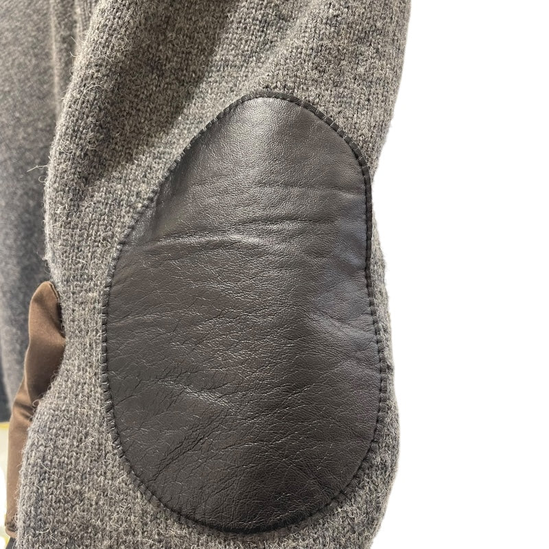 サンローラン SAINT LAURENT メタルクリップ装飾フーデット　カーディガン 331616 キャメル メンズ カーディガン