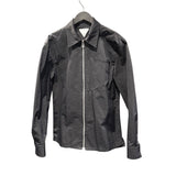 ボッテガ・ヴェネタ BOTTEGA VENETA 変形ポケットナイロンシャツジャケット ブラック ナイロン メンズ ナイロンジャケット