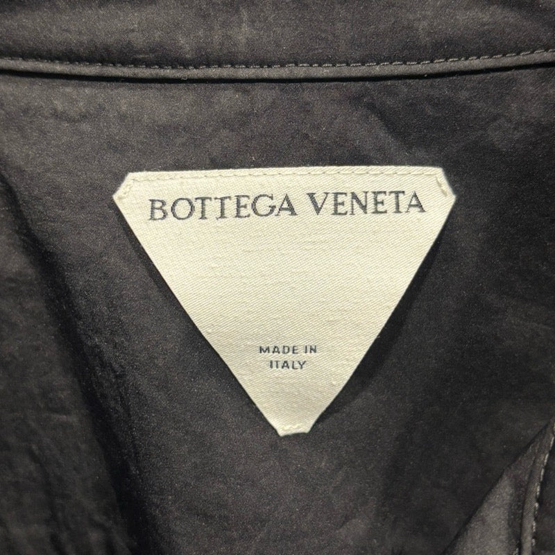 ボッテガ・ヴェネタ BOTTEGA VENETA 変形ポケットナイロンシャツジャケット ブラック ナイロン メンズ ナイロンジャケット