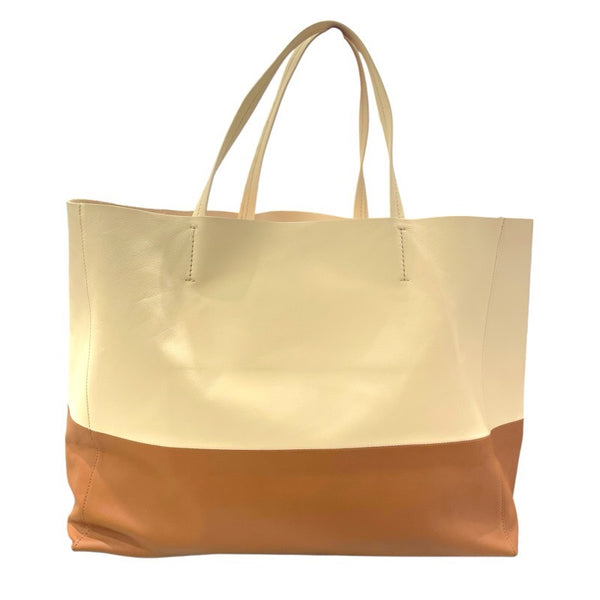 セリーヌ CELINE ホリゾンタルカバ ブラウン・ベージュ レザー レディース トートバッグ