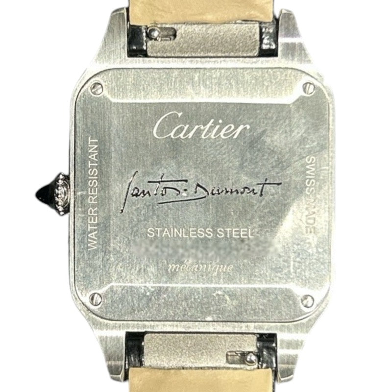 カルティエ Cartier サントスデュモンLM WSSA0046 ステンレススティール 手巻き メンズ 腕時計