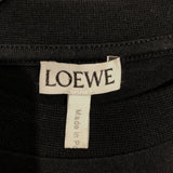 ロエベ LOEWE バックロゴプリントTシャツ H6109900PC BLK コットン メンズ 半袖Ｔシャツ
