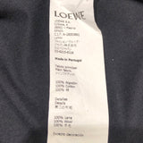 ロエベ LOEWE バックロゴプリントTシャツ H6109900PC BLK コットン メンズ 半袖Ｔシャツ