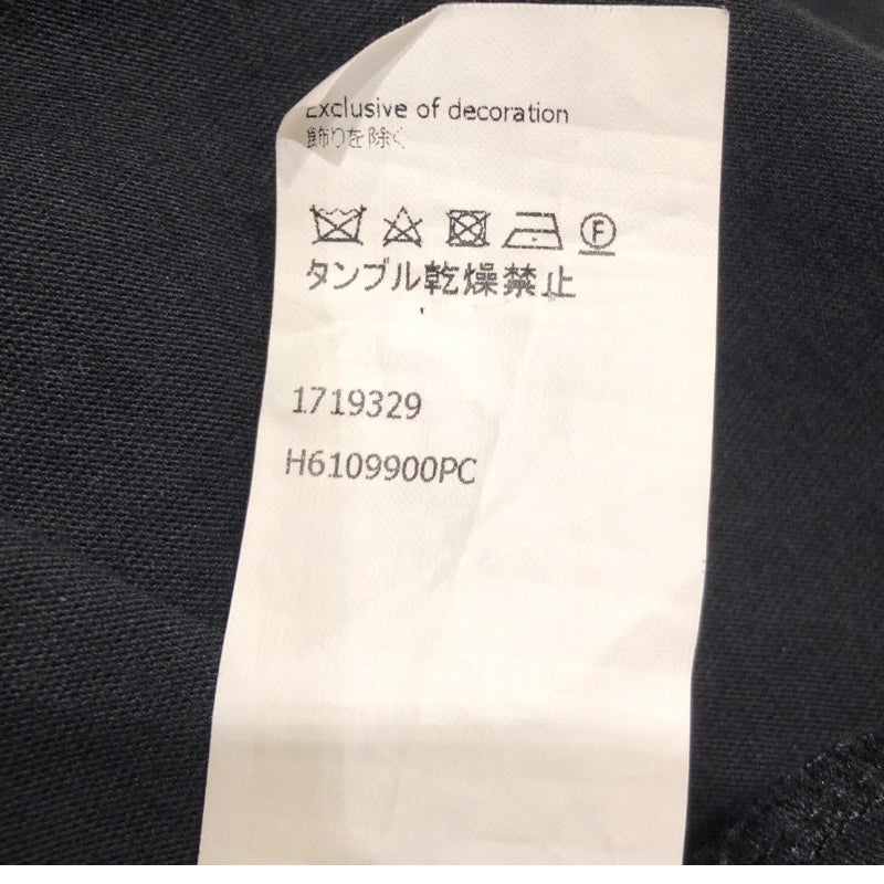 ロエベ LOEWE バックロゴプリントTシャツ H6109900PC BLK コットン メンズ 半袖Ｔシャツ