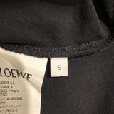 ロエベ LOEWE バックロゴプリントTシャツ H6109900PC BLK コットン メンズ 半袖Ｔシャツ