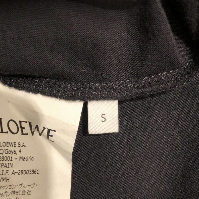 ロエベ LOEWE バックロゴプリントTシャツ H6109900PC BLK コットン メンズ 半袖Ｔシャツ