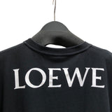 ロエベ LOEWE バックロゴプリントTシャツ H6109900PC BLK コットン メンズ 半袖Ｔシャツ