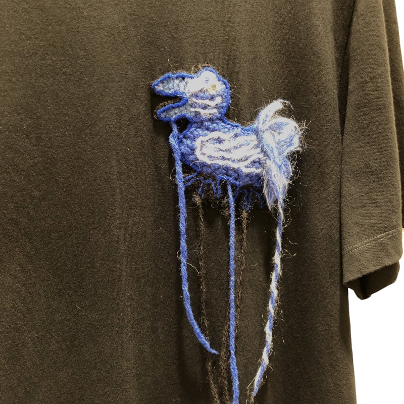 ロエベ LOEWE バックロゴプリントTシャツ H6109900PC BLK コットン メンズ 半袖Ｔシャツ