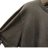 ロエベ LOEWE バックロゴプリントTシャツ H6109900PC BLK コットン メンズ 半袖Ｔシャツ