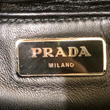 プラダ PRADA ハンドバッグ BN2512 ブラック シルバー金具 レザー レディース ハンドバッグ