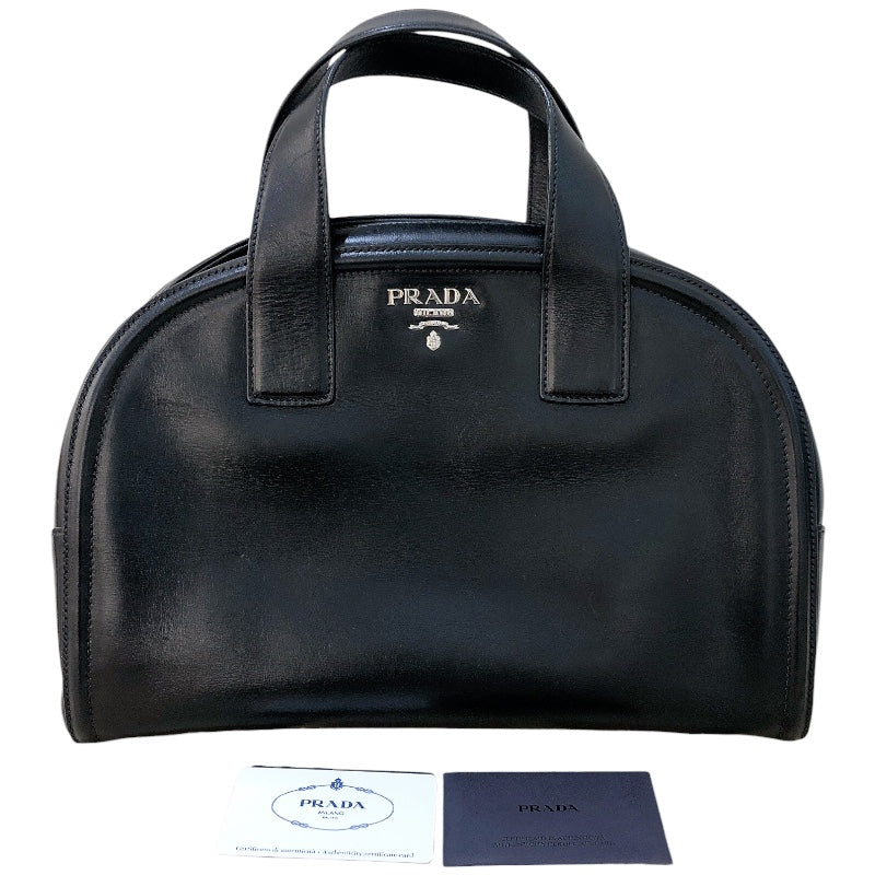 プラダ PRADA ハンドバッグ BN2512 ブラック シルバー金具 レザー レディース ハンドバッグ