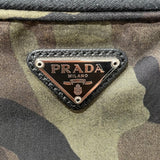 プラダ PRADA カモフラ柄　バケットバッグ グリーン ナイロン レディース ショルダーバッグ