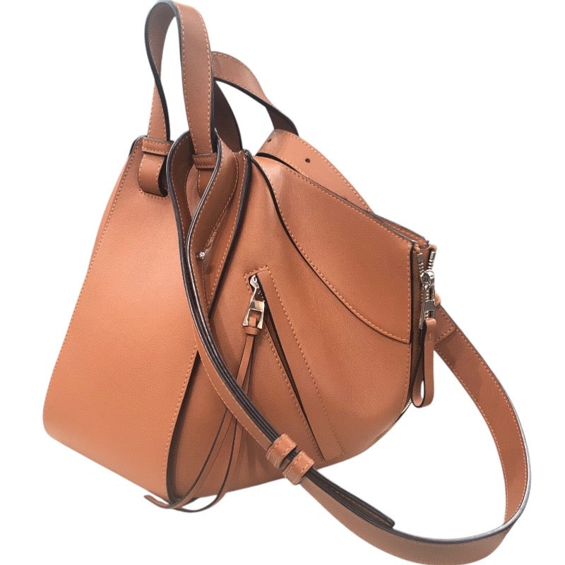 ロエベ LOEWE ハンモック スモール タン レザー レディース ショルダーバッグ