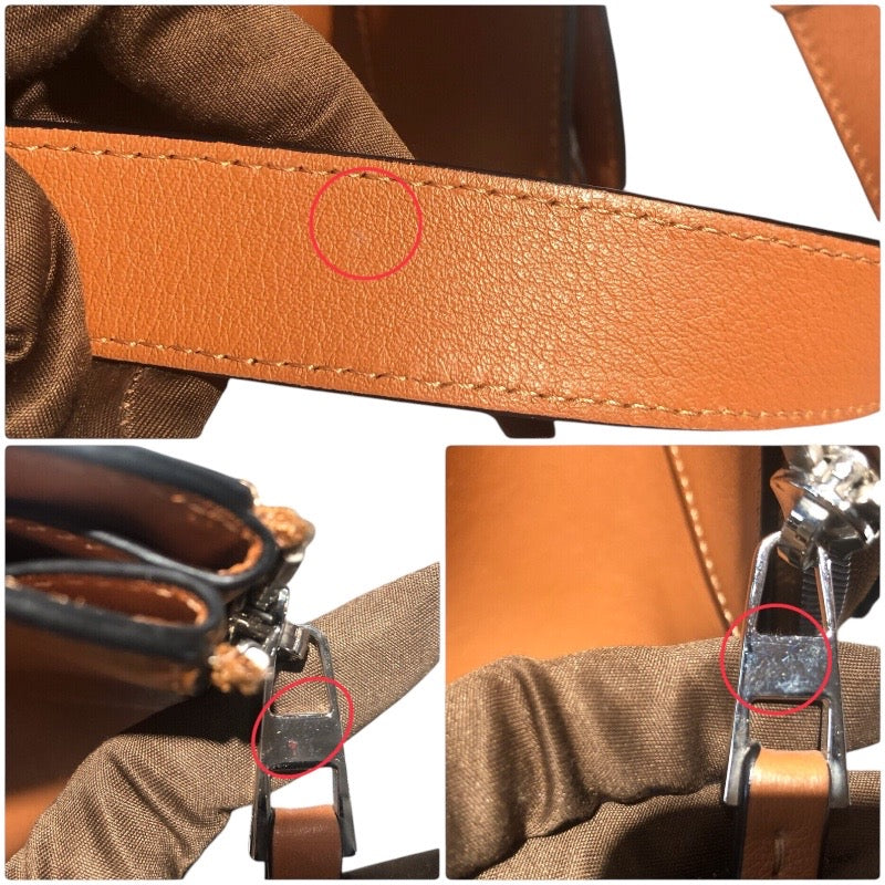 ロエベ LOEWE ハンモック スモール タン レザー レディース ショルダーバッグ