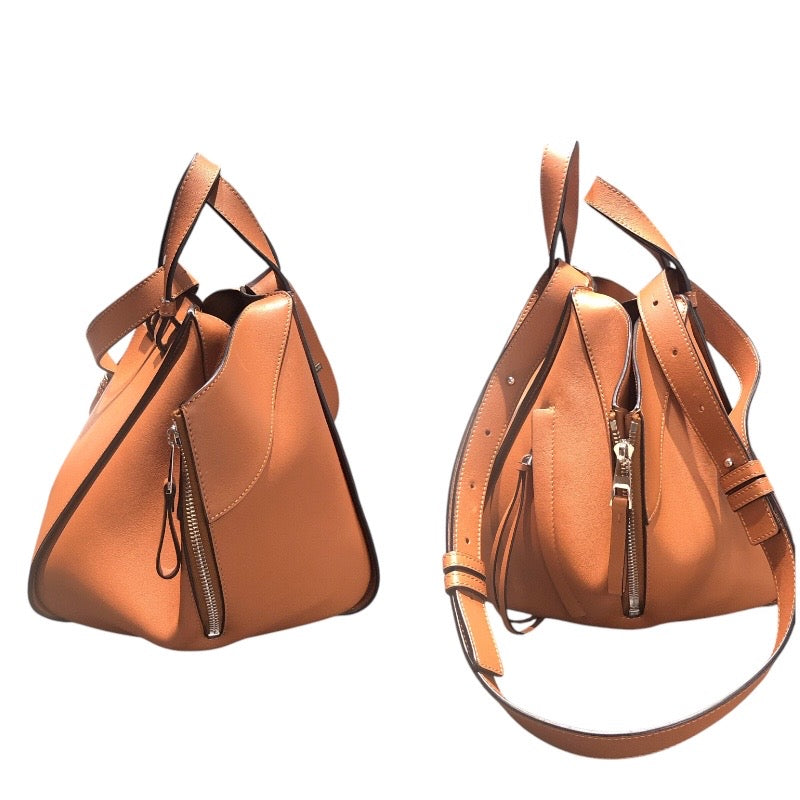ロエベ LOEWE ハンモック スモール タン レザー レディース ショルダーバッグ