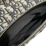 ディオールオム DIOR HOMME サドルショルダー ネイビー キャンバス オブリークキャンバス レディース ショルダーバッグ