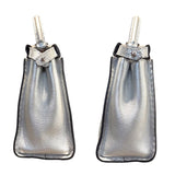 フェンディ FENDI ピーカブー ミディアム セレリア 8BN210 シルバー レザー レディース ショルダーバッグ