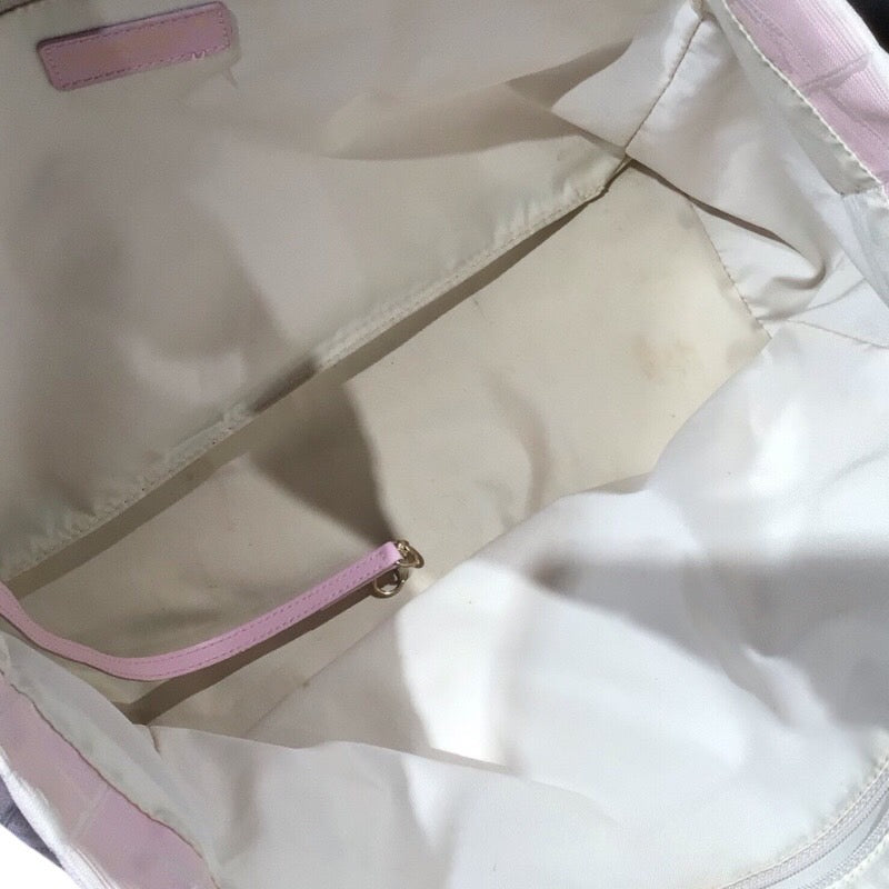 シャネル CHANEL ニュートラベルライントートMM A15991 ピンク ナイロンジャガード レディース トートバッグ