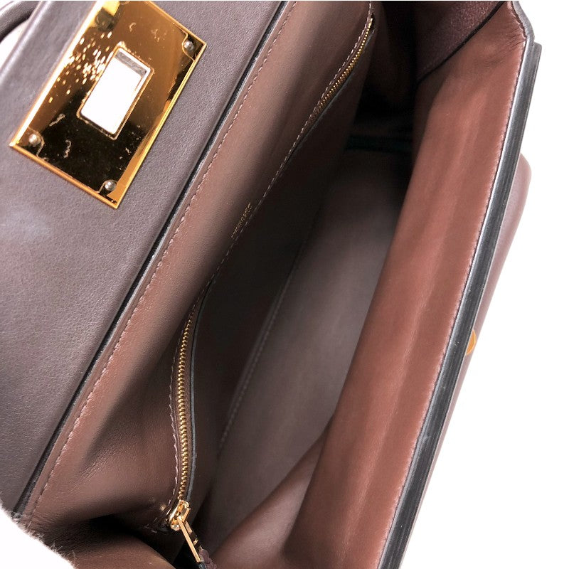 エルメス HERMES ヴァンキャトル29 Z刻 ショコラ ゴールド金具 トリヨン レディース 2wayハンドバッグ
