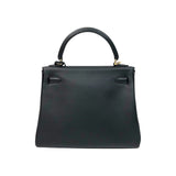エルメス HERMES ケリー25 内縫い B刻 ブラック ゴールド金具 ヴォースイフト レディース 2wayハンドバッグ