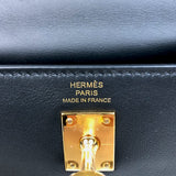 エルメス HERMES ケリー25 内縫い B刻 ブラック ゴールド金具 ヴォースイフト レディース 2wayハンドバッグ