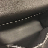 エルメス HERMES ケリー42 マキシ W刻 ブラック シルバー金具 トゴ レディース ハンドバッグ