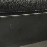 エルメス HERMES ケリー42 マキシ W刻 ブラック シルバー金具 トゴ レディース ハンドバッグ