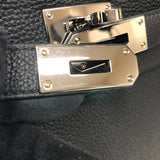 エルメス HERMES ケリー42 マキシ W刻 ブラック シルバー金具 トゴ レディース ハンドバッグ