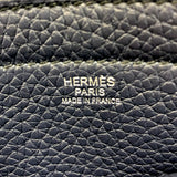 エルメス HERMES カバセリエ31 ヴェルソ Z刻 ブラック×ブルーニュイ トリヨン レディース トートバッグ