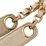 シャネル CHANEL ターンロック チェーントートバッグ キャビアスキン レディース ショルダーバッグ