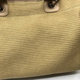 シャネル CHANEL ドーヴィルショッピングバッグ AS3351 ベージュ ゴールド金具 ミックスファイバー レディース トートバッグ