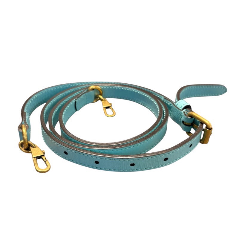 グッチ GUCCI タイガーミニトート 671623 シアン PVC レディース ショルダーバッグ