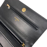 シャネル CHANEL マトラッセアイコンチェーンウォレット AP0250 ブラック ゴールド金具 ラムスキン レディース ショルダーバッグ