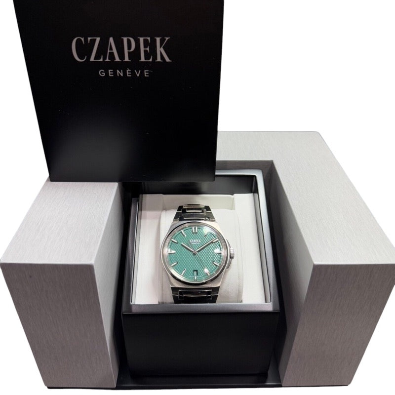 CZAPEK チャペック　アンタークティック パサージュ・ドゥ・ドレーク ビリジアングリーン リミテッドエディション ステンレススチール 自動巻き メンズ 腕時計