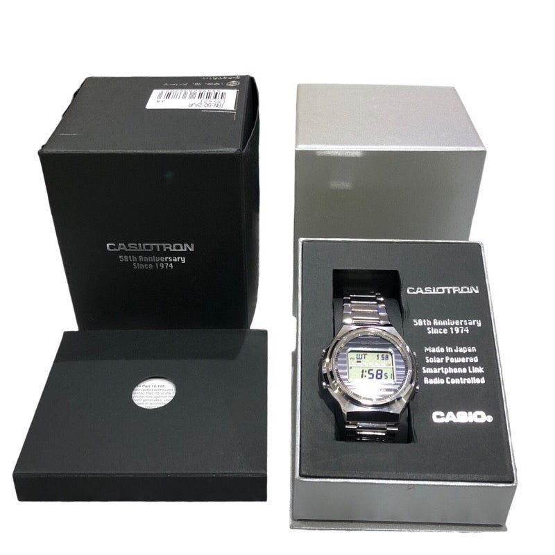 カシオ CASIO カシオトロン　世界4000本限定 TRN-50-2AJR SS  　 ソーラー メンズ 腕時計