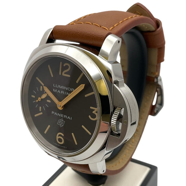 パネライ PANERAI ルミノールマリーナ ロゴアッチャイオ 世界1000本限定 PAM00632 ブラック  ステンレススチール メンズ 腕時計