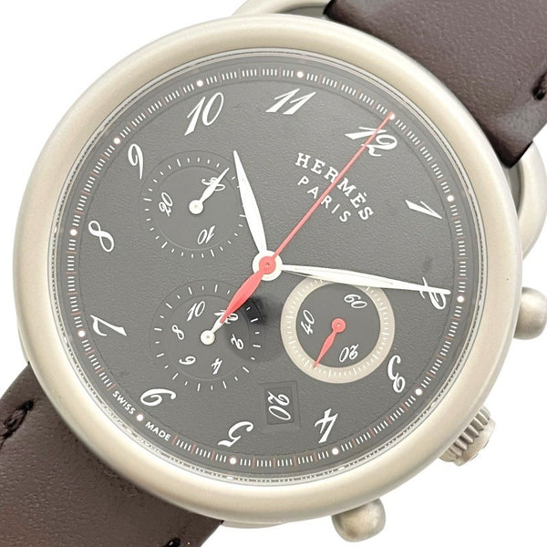 エルメス HERMES アルソー クロノグラフ AR3.941 チタン メンズ 腕時計