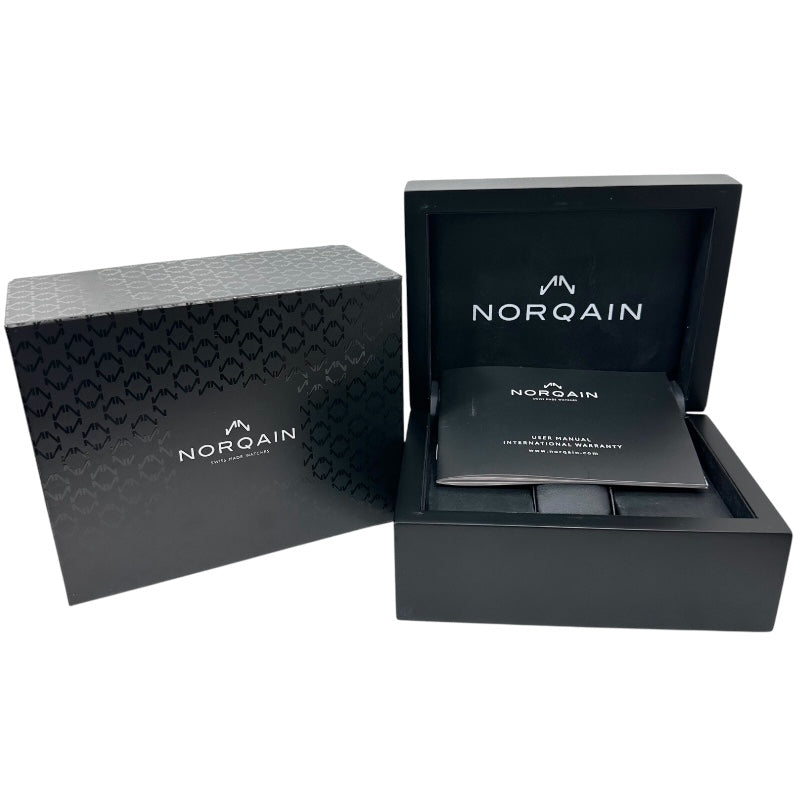 NORQAIN インディペンデンス21 スケルトン リミテッドエディション NB3000B03A/302/102BI SS(DLC加工) 自動巻き メンズ 腕時計