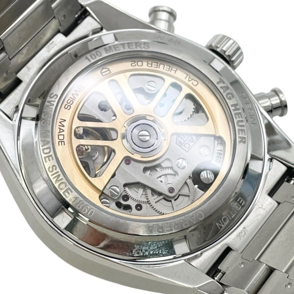 タグ・ホイヤー TAG HEUER カレラ キャリバーホイヤー02 クロノグラフ ブルーシェル CBN201E.BA0642 SS メンズ 腕時計
