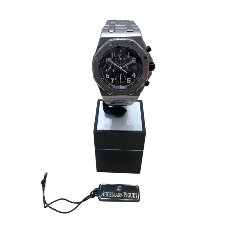 オーデマ・ピゲ AUDEMARS PIGUET ロイヤルオーク　オフショア　クロノグラフ 25721ST.OO.1000ST.08.A ブラック ステンレススチール メンズ 腕時計