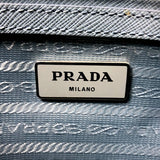 プラダ PRADA サフィアーノラクスハンドバッグ 1BB845 ブルー シルバー金具 サフィアーノレザー レディース ハンドバッグ