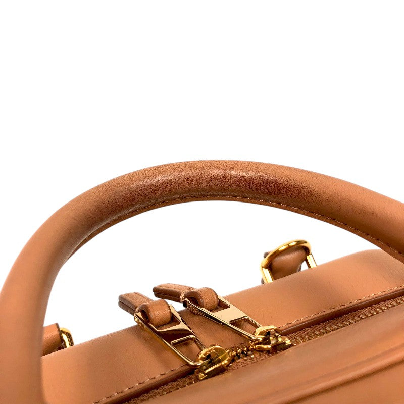 ロエベ LOEWE アマソナ16スクエア A039N21X01 ベージュ ゴールド金具