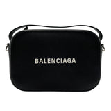 バレンシアガ BALENCIAGA エブリデイ カメラバッグ 608653 ブラック レザー レディース ショルダーバッグ