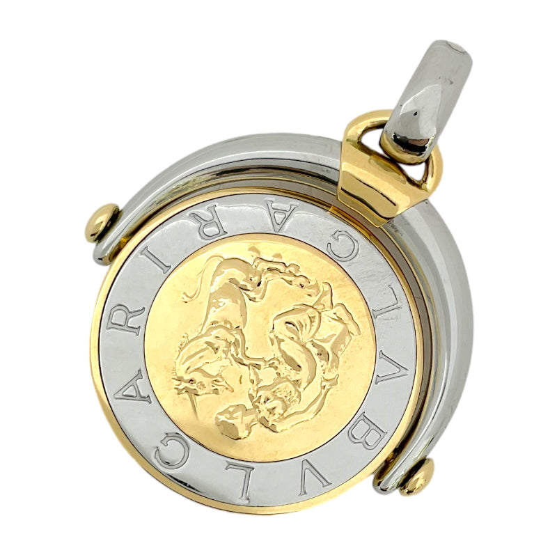 ブルガリ BVLGARI ホロスコープ ペンダントトップ おとめ座 K18YG/SS ジュエリー