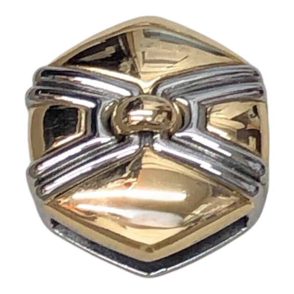ブルガリ BVLGARI キーリング k18/ステンレススチール ジュエリー