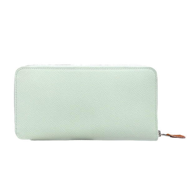 エルメス HERMES アザップロングシルク W刻 ヴェールフィズ シルバー金具  ヴォーエプソン ユニセックス 長財布