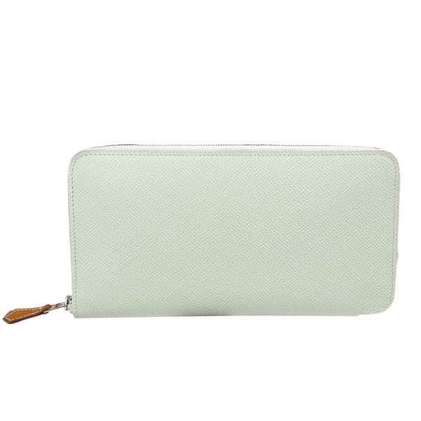 エルメス HERMES アザップロングシルク W刻 ヴェールフィズ シルバー金具  ヴォーエプソン ユニセックス 長財布