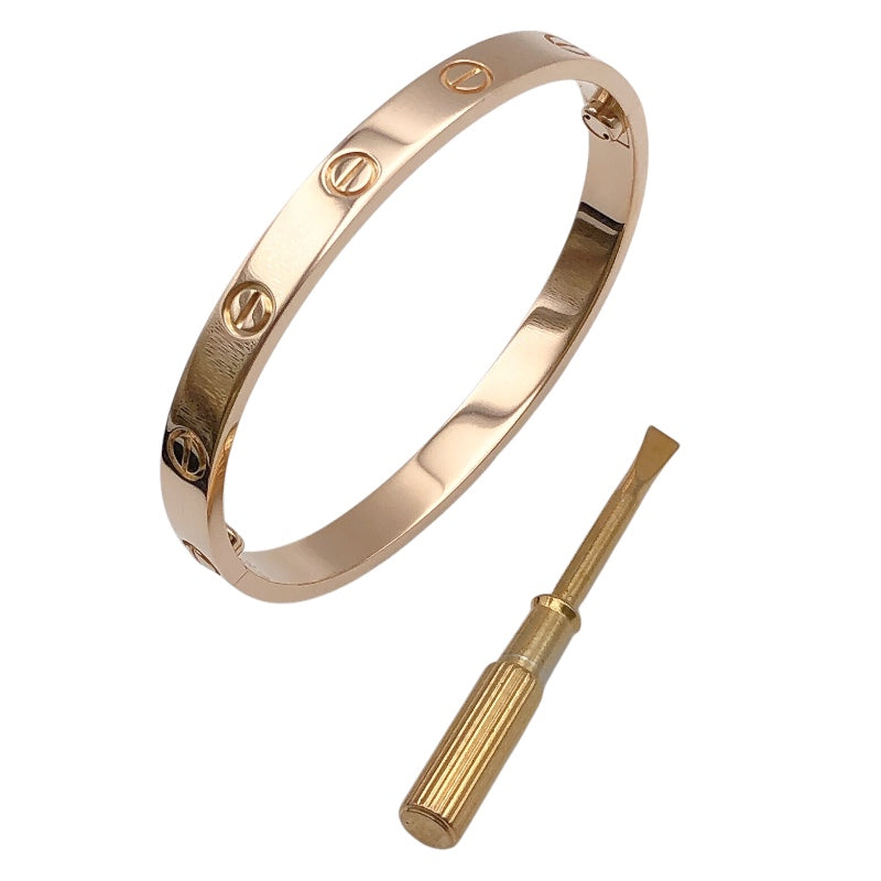 カルティエ Cartier ラブブレス K18ピンクゴールド ジュエリー