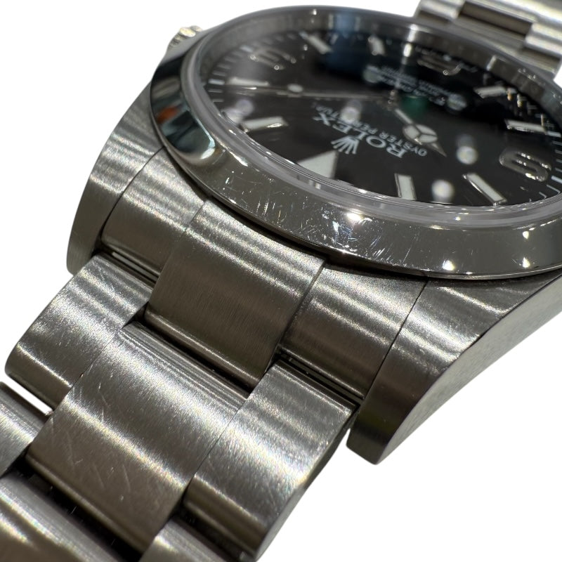 ロレックス ROLEX エクスプローラー1 214270 ブラック SS メンズ 腕時計